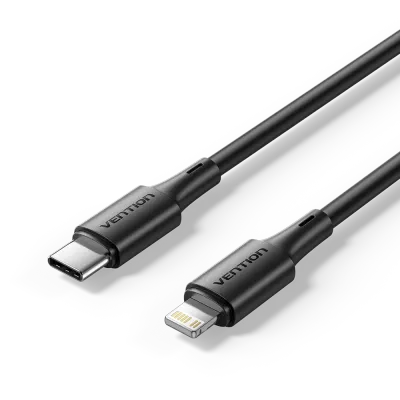 Kabal USB-C na Lightning 27W VENTION 0.25cm crni