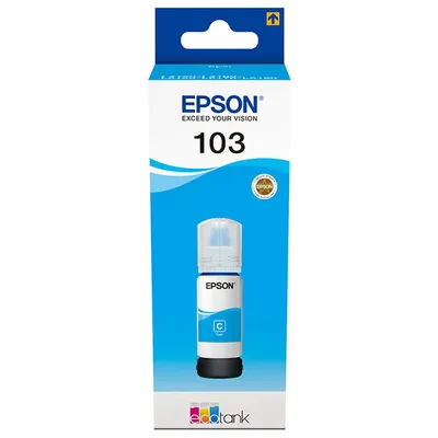 Tinta EPSON 103 EcoTank cyan C13T00S24A