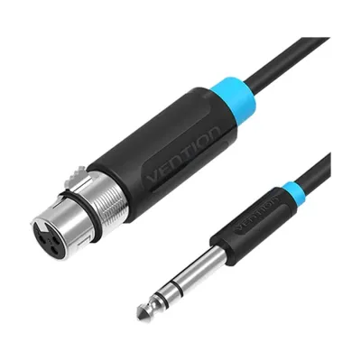 Audio kabal 6.35mm na XLR VENTION 3m crni