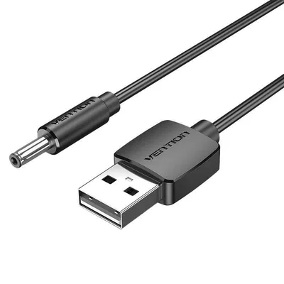 Kabal USB-A na DC 3.5x1.35mm VENTION 1m crni
