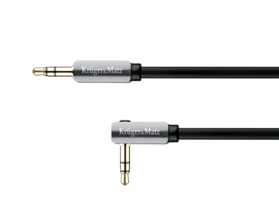 Ugaoni AUX kabal 3.5mm KRUGER&MATZ 1m KM0312