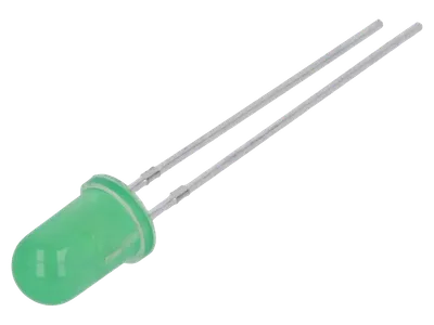 LED dioda zelena 5mm 2.6V