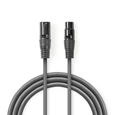 Mikrofonski kabal NEDIS XLR 3PIN 5m