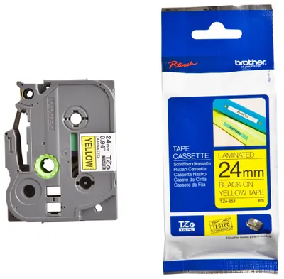 Traka za printer za naljepnice BROTHER TZEM651 24mm