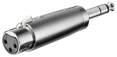 Audio adapter XLR 3 PIN na 6.35mm stereo Ž/M