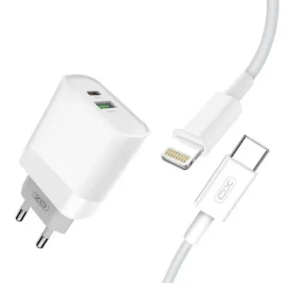 Punjač i kabal XO Lightning 20W