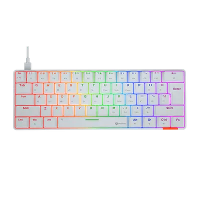Mehanička gaming tastatura sa RGB osvjetljenjem MEETION MK005 bijela