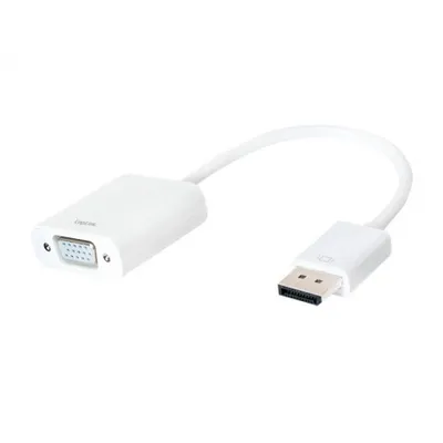 Adapter DisplayPort 1.2 na VGA 15cm bijeli
