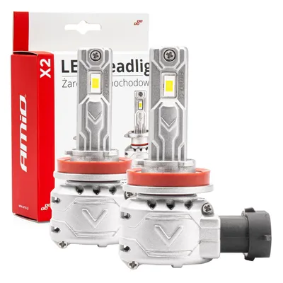Auto sijalica H8 H9 H11 H16 X2 LED 6500K AMIO