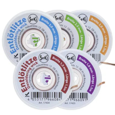 Set traka za skidanje kalaja 1-3mm 5/1 SEKI