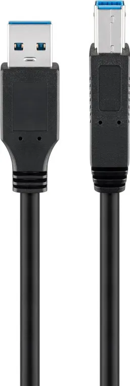 Printerski kabal USB-A na USB-B 5m GOOBAY crni