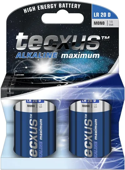 Baterija alkalna D 1.5V TECXUS Long Life SET 2/1