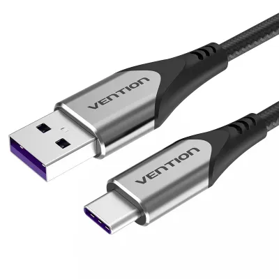 Kabal USB-A na USB-C VENTION 60W 3m crni