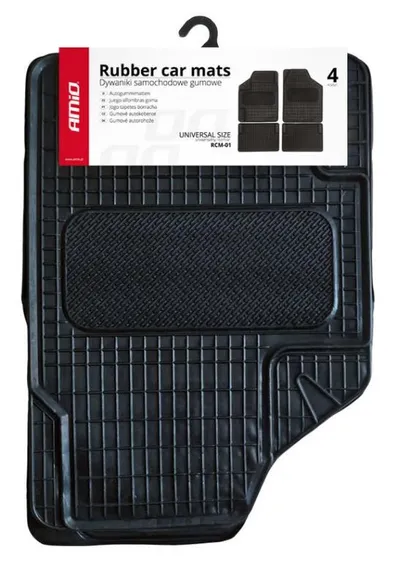 Set univerzalnih gumenih prostirki za automobil RCM-01 AMIO