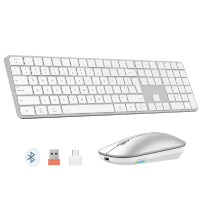Bežični bluetooth slim set tastatura + miš MEETION iKey C230MW