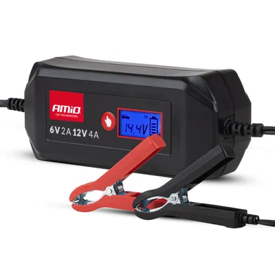Pametni digitalni punjač auto akumulatora AMIO 6/12V 4A