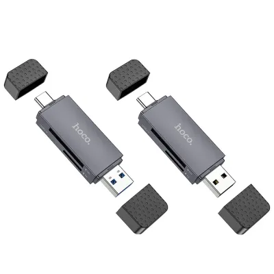 USB-A USB-C čitač memorijskih kartica 2u1 HOCO HB45