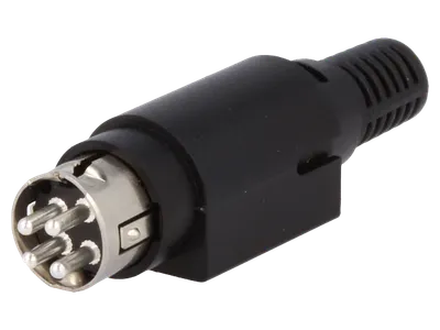 Napojni konektor R7B 4pin muški  6.5mm