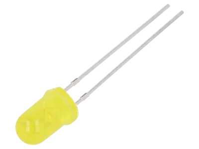 LED dioda žuta 5mm 2.5V