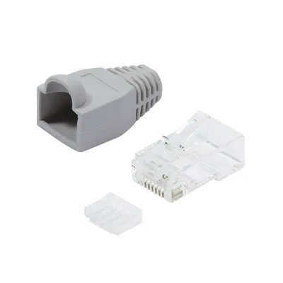 Mrežni konekor sa zaštitnom kapcicom CAT6 RJ45 pak 100/1 LOGILINK MP0023