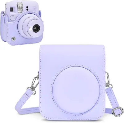 Zaštitna kožna futrola za FUJIFILM INSTAX Mini 12 aparat lilac purple