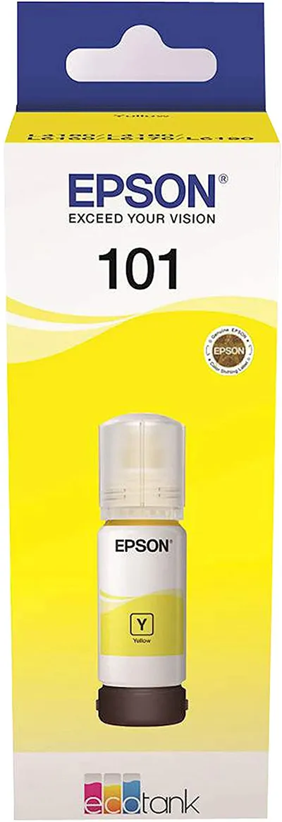 Tinta EPSON 101 EcoTank ITS yellow C13T03V44A