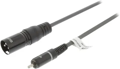 Mikrofonski kabal NEDIS XLR 3PIN na RCA 3m