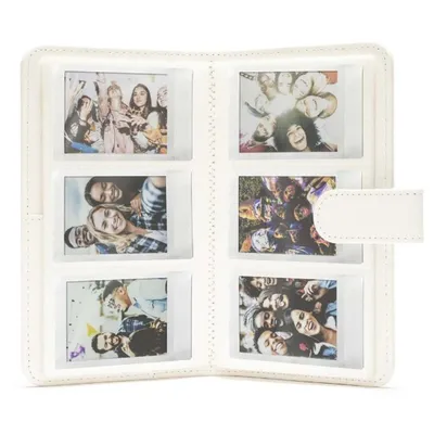 Kožni album za FUJIFILM INSTAX slike clay white