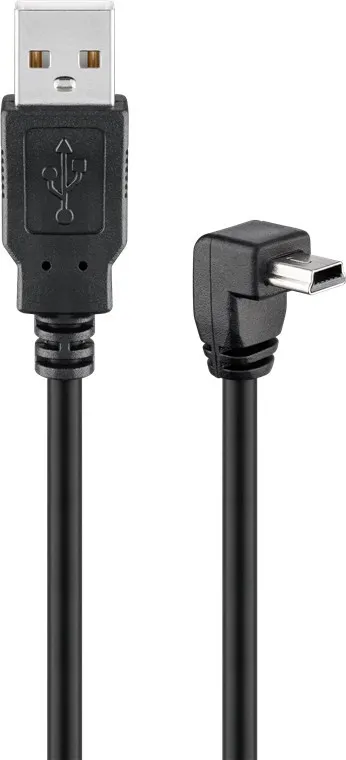 Ugaoni kabal USB-C USB-mini 5pin 1.8m GOOBAY