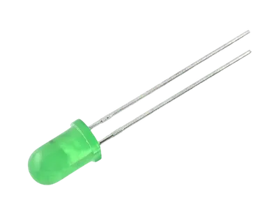 Led dioda zelena 5mm 14V