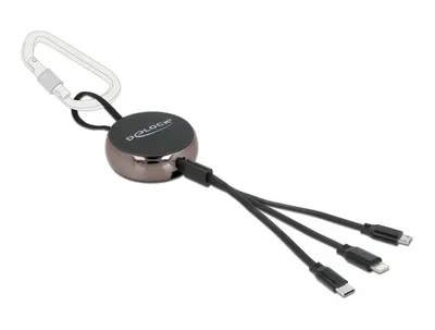 Kabal USB-A na Lightning, Micro USB, USB-C DELOCK 14cm