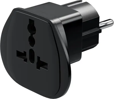 Travel adapter sa USA na EU crni