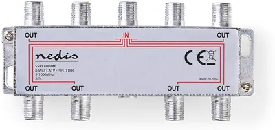 Antenski razdjelnik 1/8 NEDIS SSPL800ME