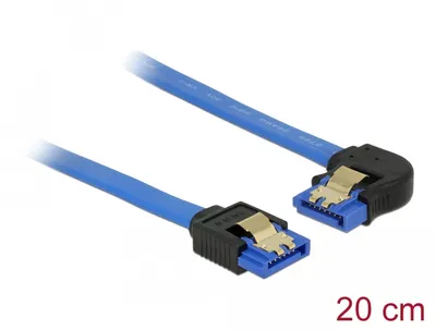 Kabal SATA 6 Gb/s ugaoni 20cm DELOCK