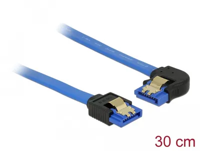 Kabal SATA 6 Gb/s ugaoni 30cm DELOCK DL-84984