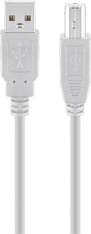 Kabal za printer USB-A na USB-B 1.8m GOOBAY sivi
