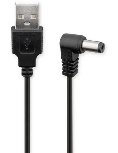 Napojni kabal USB-A na DC konektor 5.5x2.1mm 0.5m