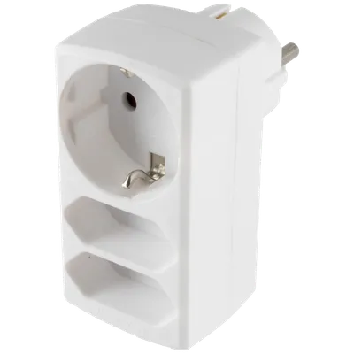 Utičnica šuko HOME NV 131/WH