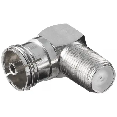 Antenski F ugaoni adapter ženski cink
