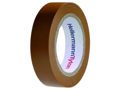 Izolir traka 15mm 10m smeđa HELLERMANN TYTON