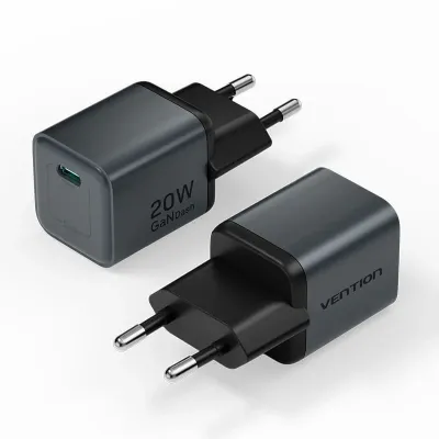 Punjač USB-C 20W VENTION crni