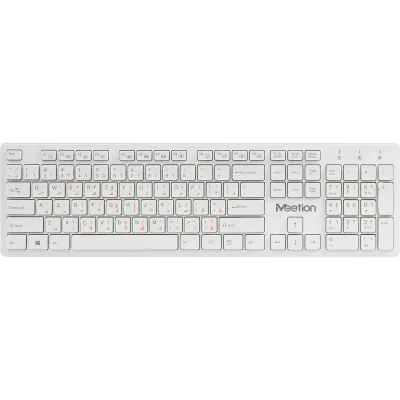 Bežična elegantna tastatura MEETION WK841 bijela