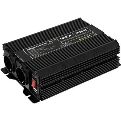 Pretvarač napona 12V na 230V 1000W  GOOBAY