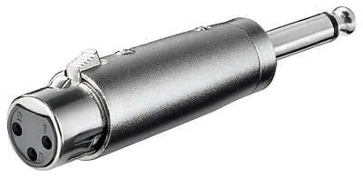 Audio adapter XLR 3 PIN na 6.35mm mono