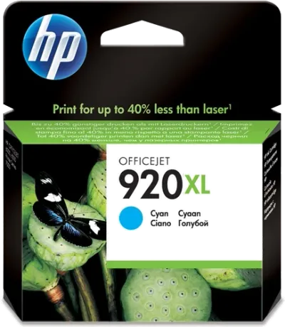 Tinta HP 920XL cyan CD972AE