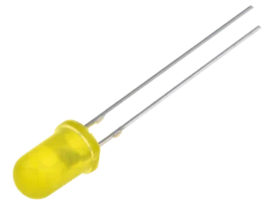 LED dioda žuta 5mm