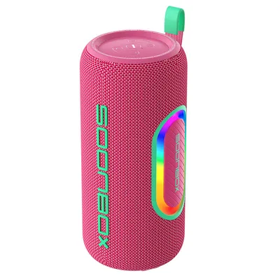 Prijenosni bluetooth zvučnik FM radio SOONBOX S7900PRO rozi