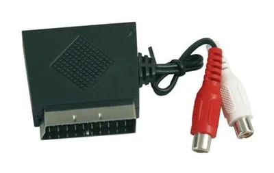Adapter SCART na 2xRCA