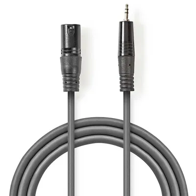 Mikrofonski kabal XLR 3PIN NEDIS 3m