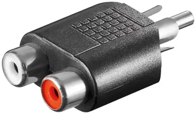Audio adapter RCA na 2x RCA